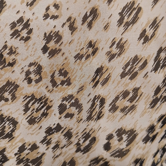 NWT Joie Leopard Print Silk Tank Corie Blouse Cappuccino Layering Size Medium - Picture 7 of 12